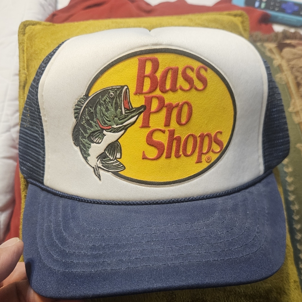 Vintage Bass Pro Snapback Trucker Cap